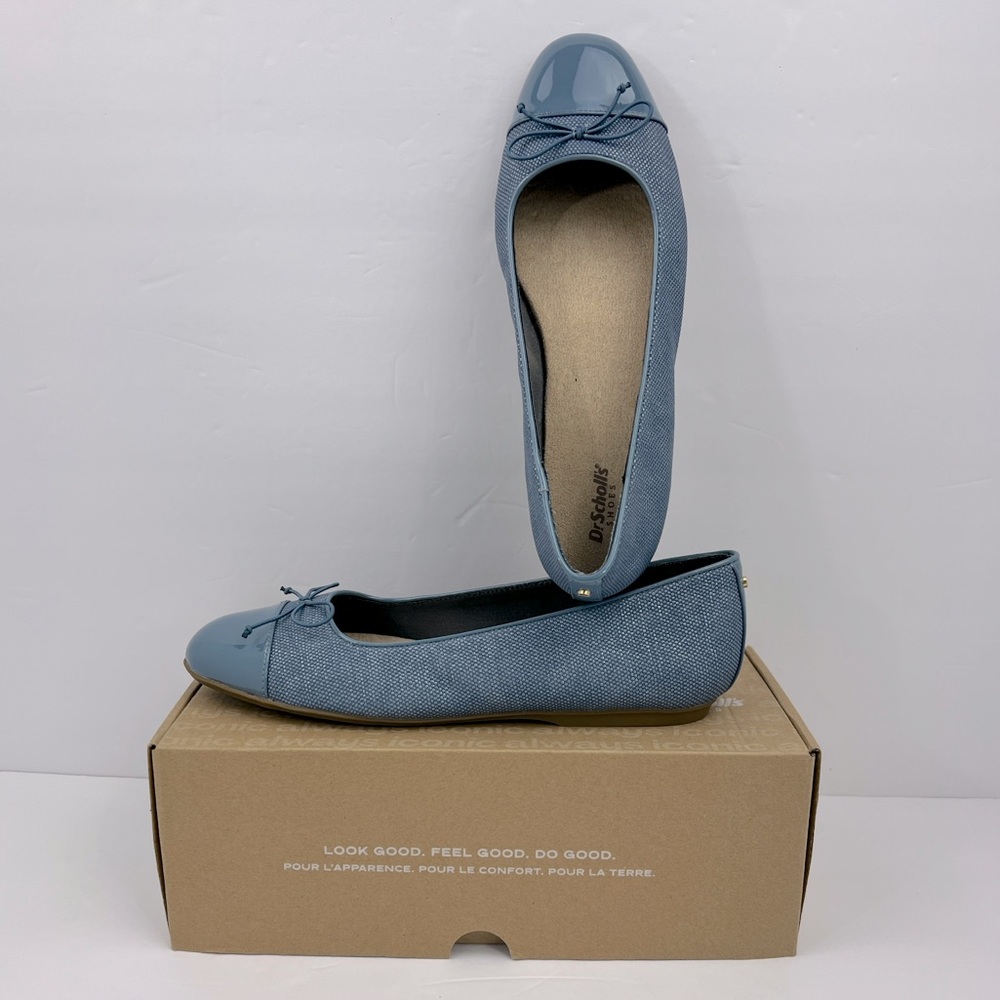 Dr SCHOLL’S WEXLEY BOW LOAFERS, OXIDE BLUE COLOR, ODOR-BAN, SIZE 11M, EUR 42